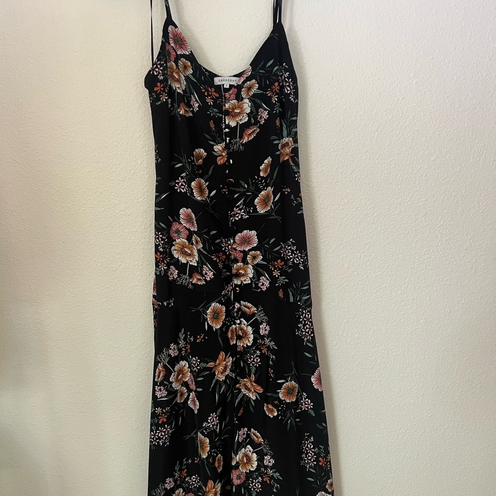 Silk floral dress
